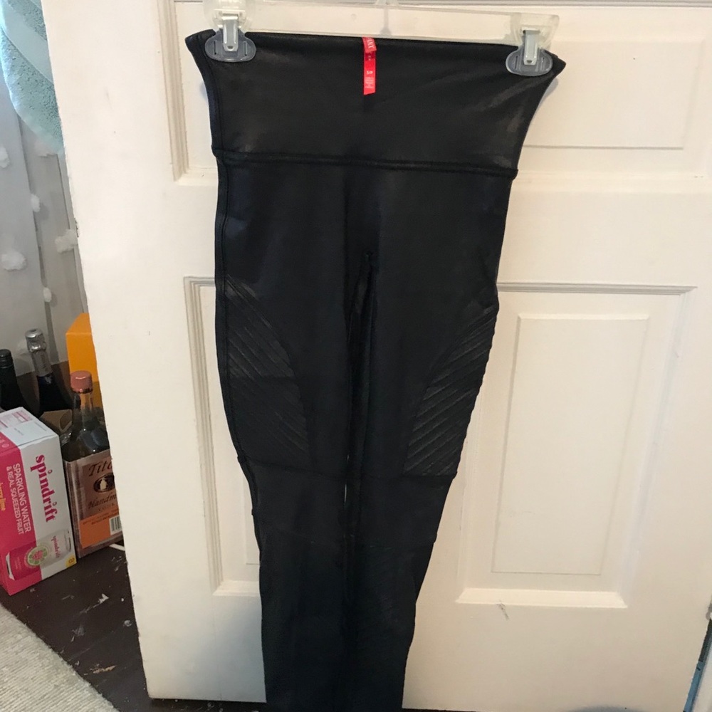 SPANX leather leggings